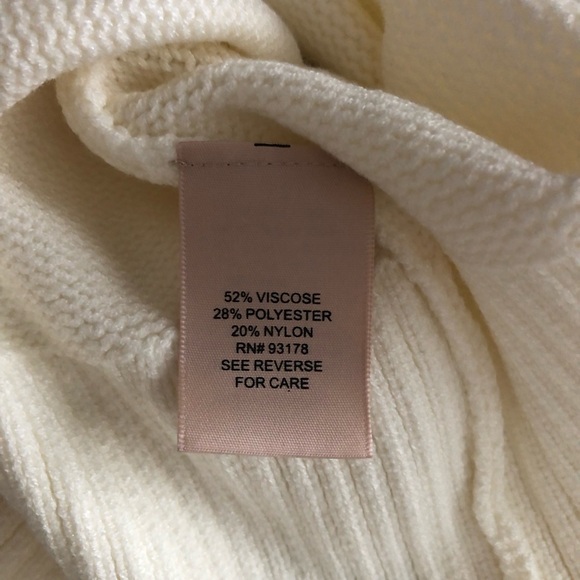 Philosophy Sweater Cream Ivory Pullover soft Blouse Large Woman Top Winter Comfy - Picture 6 of 7